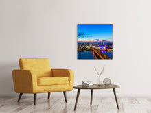 Laden Sie das Bild in den Galerie-Viewer, Leinwandbild Skyline Ein Penthouse in Köln