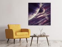 Laden Sie das Bild in den Galerie-Viewer, Leinwandbild Weltraumreise