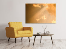 Laden Sie das Bild in den Galerie-Viewer, Leinwandbild Abendhimmel