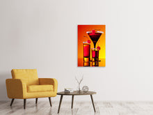 Laden Sie das Bild in den Galerie-Viewer, Leinwandbild Kirschcocktail