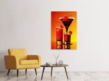 Laden Sie das Bild in den Galerie-Viewer, Leinwandbild Kirschcocktail