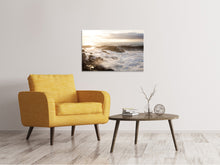 Laden Sie das Bild in den Galerie-Viewer, Leinwandbild Meeresbrandung