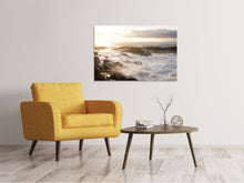Laden Sie das Bild in den Galerie-Viewer, Leinwandbild Meeresbrandung