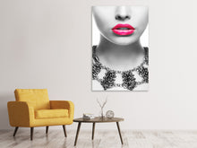 Laden Sie das Bild in den Galerie-Viewer, Leinwandbild Rote Lippen