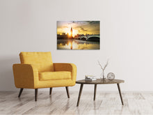 Laden Sie das Bild in den Galerie-Viewer, Leinwandbild Skyline Big Ben im Sonnenuntergang