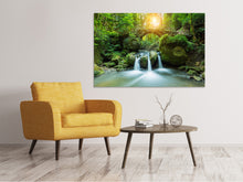 Laden Sie das Bild in den Galerie-Viewer, Leinwandbild Wasserspiegelungen