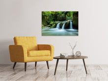 Laden Sie das Bild in den Galerie-Viewer, Leinwandbild Fallendes Wasser