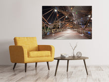 Laden Sie das Bild in den Galerie-Viewer, Leinwandbild Brückenlichter