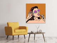 Laden Sie das Bild in den Galerie-Viewer, Leinwandbild Pop Art Lollipop