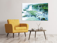 Laden Sie das Bild in den Galerie-Viewer, Leinwandbild Wasserfälle