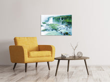 Laden Sie das Bild in den Galerie-Viewer, Leinwandbild Wasserfälle