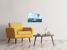 Laden Sie das Bild in den Galerie-Viewer, Leinwandbild Schiffchen