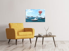 Laden Sie das Bild in den Galerie-Viewer, Leinwandbild Schiffchen