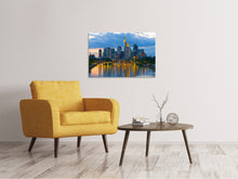 Laden Sie das Bild in den Galerie-Viewer, Leinwandbild Skyline Frankfurt am Main