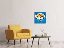 Laden Sie das Bild in den Galerie-Viewer, Leinwandbild Pop Art Sprechblase