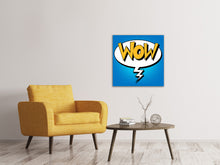 Laden Sie das Bild in den Galerie-Viewer, Leinwandbild Pop Art Sprechblase