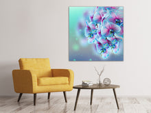 Laden Sie das Bild in den Galerie-Viewer, Leinwandbild Farbige Orchideen