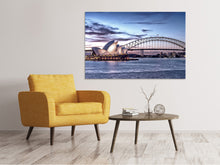 Laden Sie das Bild in den Galerie-Viewer, Leinwandbild Skyline Sydney Opera House