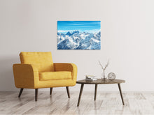 Laden Sie das Bild in den Galerie-Viewer, Leinwandbild Alpenpanorama