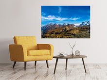 Laden Sie das Bild in den Galerie-Viewer, Leinwandbild Schweizer Alpen im Frühling