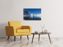 Laden Sie das Bild in den Galerie-Viewer, Leinwandbild Der Riffelsee am Matterhorn
