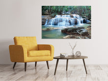 Laden Sie das Bild in den Galerie-Viewer, Leinwandbild Ein Wasserfall