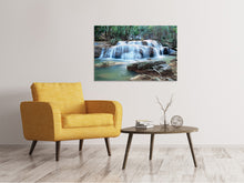 Laden Sie das Bild in den Galerie-Viewer, Leinwandbild Ein Wasserfall