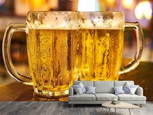 Laden Sie das Bild in den Galerie-Viewer, Fototapete 2 Biergläser