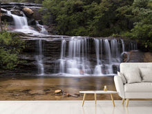 Laden Sie das Bild in den Galerie-Viewer, Fototapete Am Ende des Wasserfalls