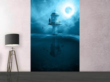 Laden Sie das Bild in den Galerie-Viewer, Fototapete Angeln vom Leuchtturm