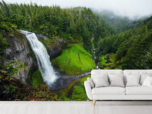 Laden Sie das Bild in den Galerie-Viewer, Fototapete Ausblick Wasserfall