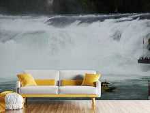 Laden Sie das Bild in den Galerie-Viewer, Fototapete Aussichtsplattform am Wasserfall
