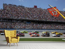 Laden Sie das Bild in den Galerie-Viewer, Fototapete Autorennen in Nascar