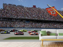 Laden Sie das Bild in den Galerie-Viewer, Fototapete Autorennen in Nascar