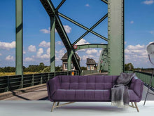 Laden Sie das Bild in den Galerie-Viewer, Fototapete Brücke in Stahlkonstruktion