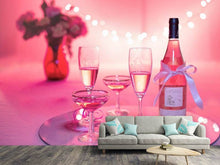 Laden Sie das Bild in den Galerie-Viewer, Fototapete Cheers in rosa-rot
