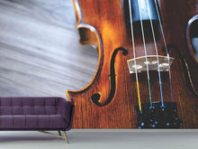 Laden Sie das Bild in den Galerie-Viewer, Fototapete Close up Violine