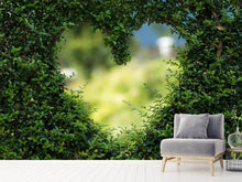 Laden Sie das Bild in den Galerie-Viewer, Fototapete Das Herz in der Hecke