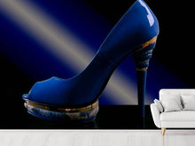 Laden Sie das Bild in den Galerie-Viewer, Fototapete Der blaue High Heel