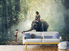 Laden Sie das Bild in den Galerie-Viewer, Fototapete Der Elefant bei der Arbeit