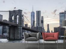 Laden Sie das Bild in den Galerie-Viewer, Fototapete Die Brooklyn Bridge am Abend