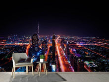 Laden Sie das Bild in den Galerie-Viewer, Fototapete Die bunten Lichter von Dubai