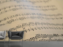 Laden Sie das Bild in den Galerie-Viewer, Fototapete Die Musiknoten