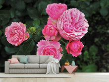 Laden Sie das Bild in den Galerie-Viewer, Fototapete Die wilden Rosen in pink