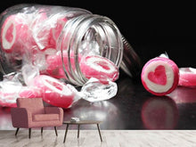 Laden Sie das Bild in den Galerie-Viewer, Fototapete Ein Glas Bonbons