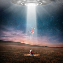 Laden Sie das Bild in den Galerie-Viewer, Fototapete Ein Ufo