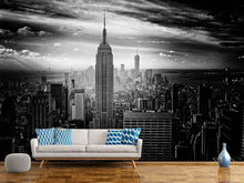 Laden Sie das Bild in den Galerie-Viewer, Fototapete Empire State Building sw