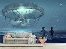 Laden Sie das Bild in den Galerie-Viewer, Fototapete Fantasie Wasserwelt