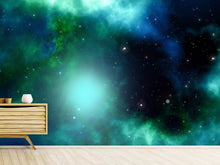 Laden Sie das Bild in den Galerie-Viewer, Fototapete Fantastische Galaxie