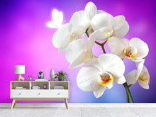Laden Sie das Bild in den Galerie-Viewer, Fototapete Flower Power Orchidee